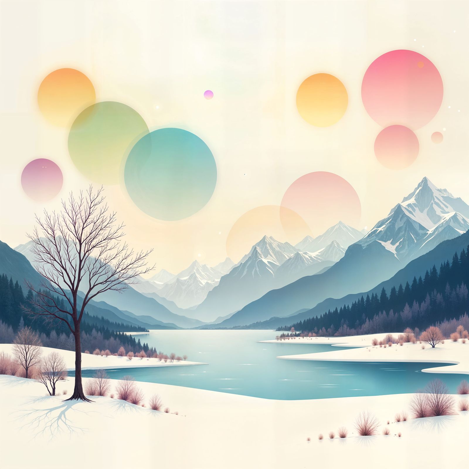 Simple Mountain Scene