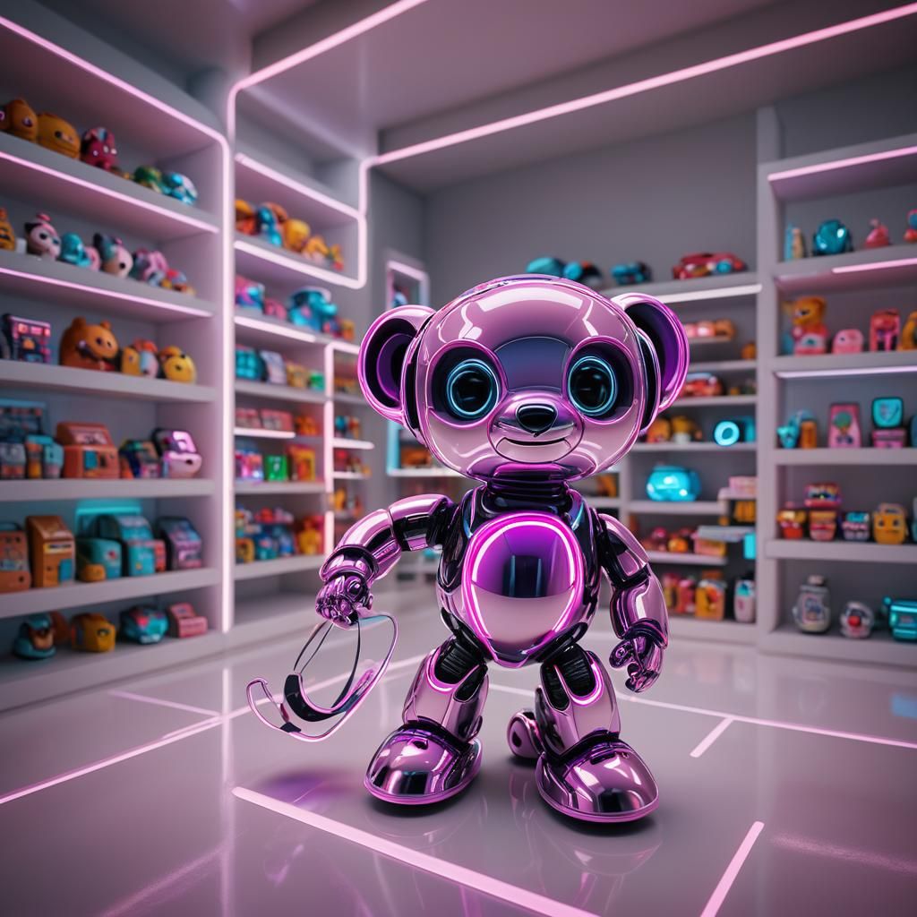 Futuristic Toy Design with Sensors and Voice Recognition