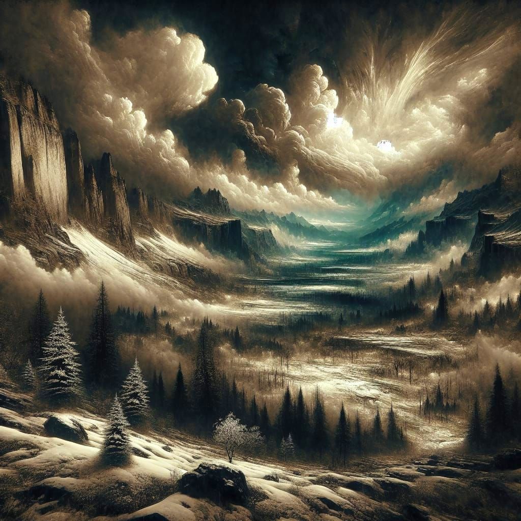 Surreal Winter Apocalypse Unfolds in Gritty Renaissance Land...