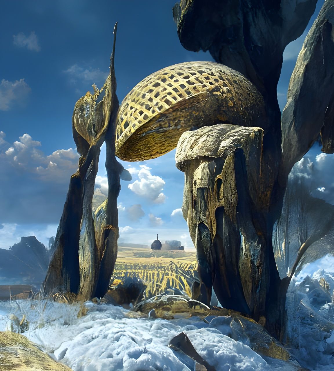 Petrified Corn Mountains: An Ancient Stone Crop Circle