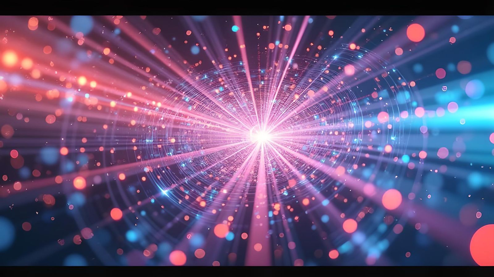 Abstract EDM Music Visuals with Rhythmic Motion