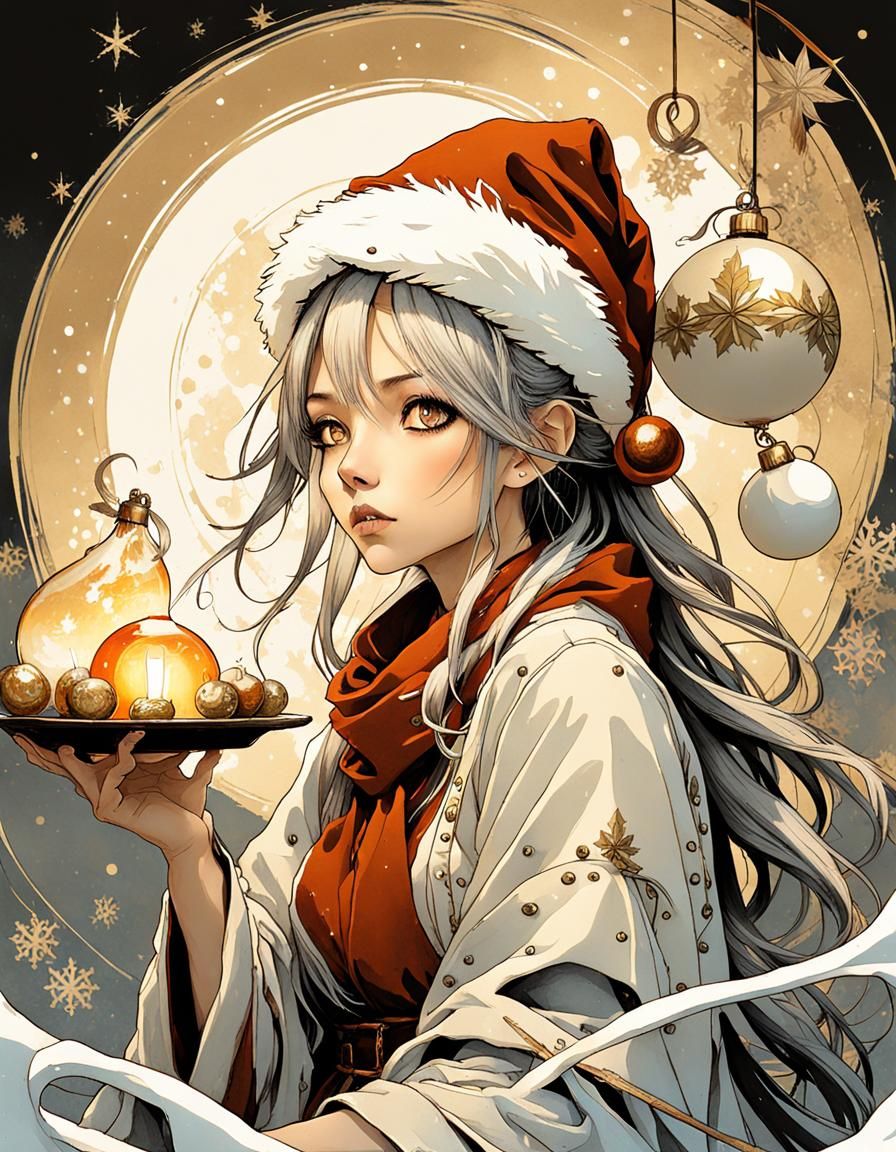 Anime Christmas Character