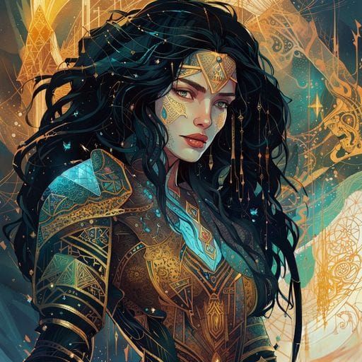 Otherworldly Princess from a Fantasy Realm