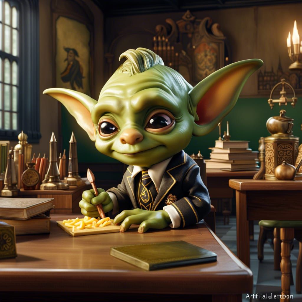 Garry Goblins first day..🧟‍♀️