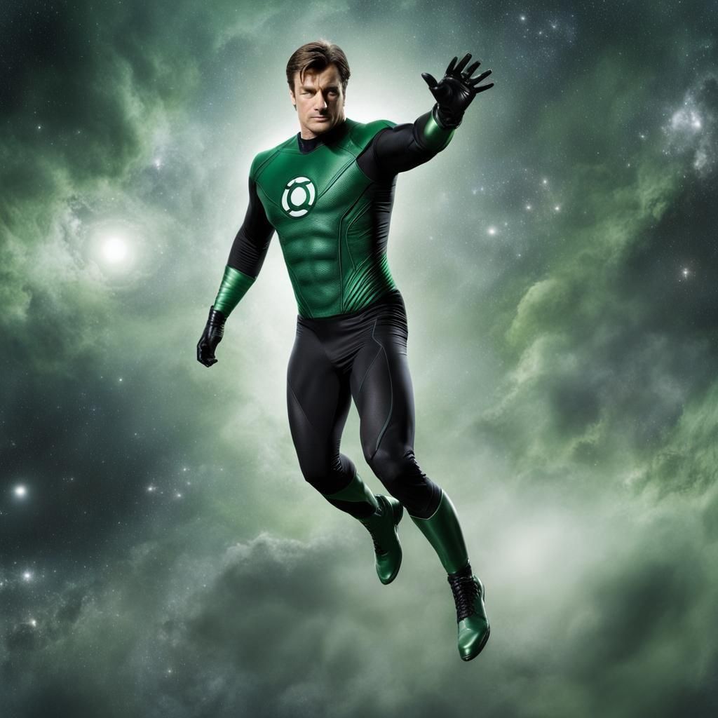 Nathan Fillion as Hal Jordan The Green Lantern looking for a...