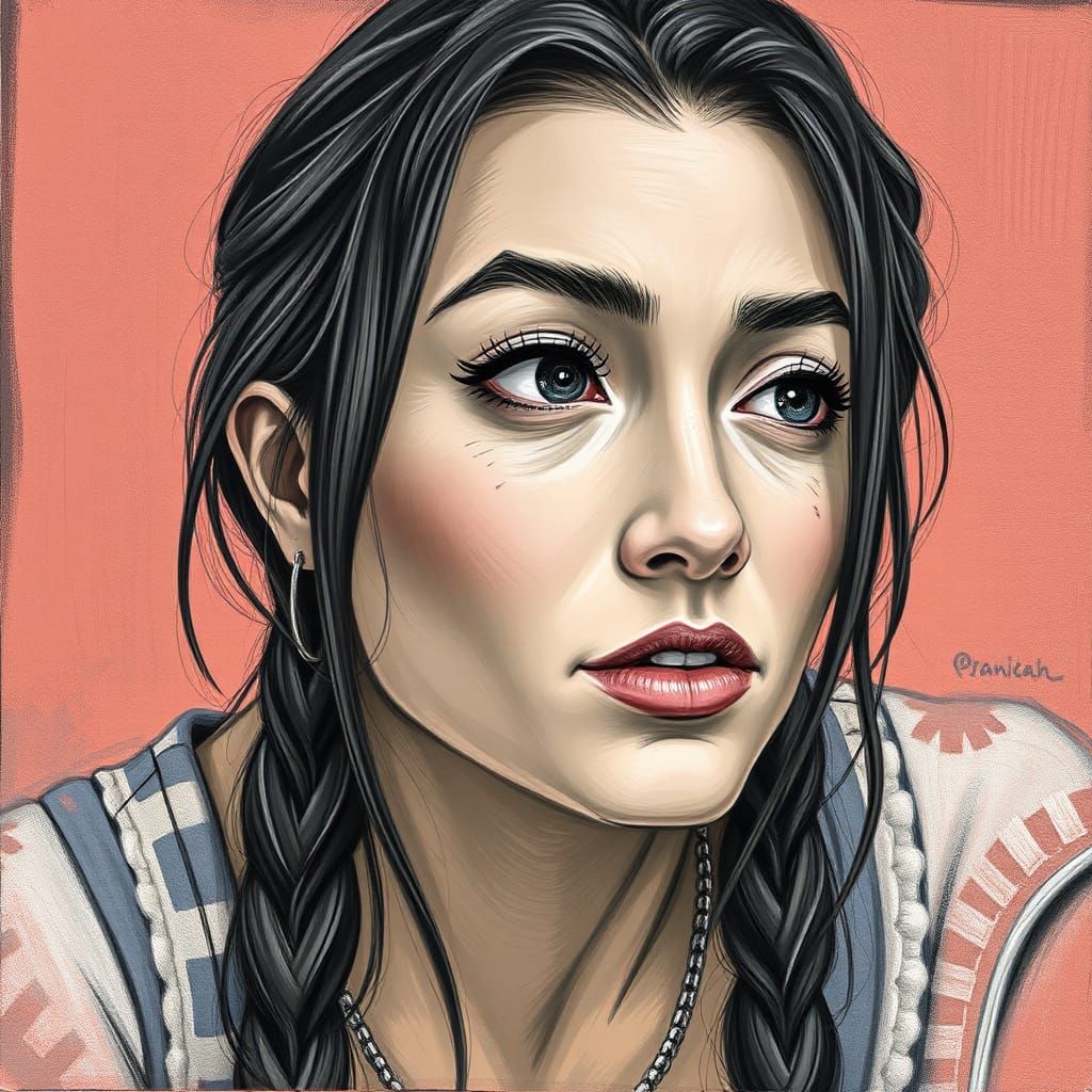 AI Generated Image of the Letter D