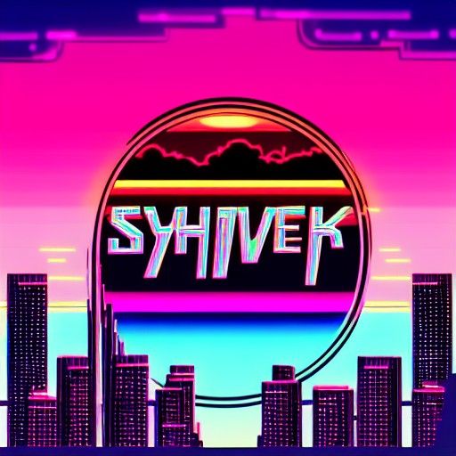 Neon Retro Synthwave Art