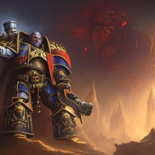 Warhammer 40k Matte Painting in Unreal Engine 5