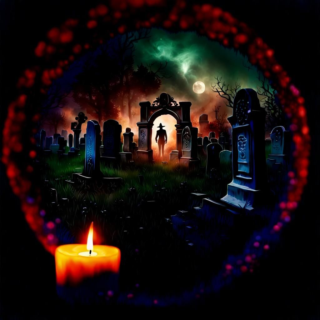 Nebula Dimension Portal to Sugarskull Cemetery