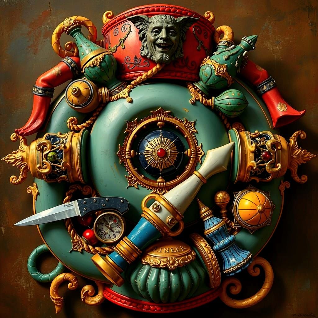 Glorious Hyperrealistic Sculpture in Vivid Colors