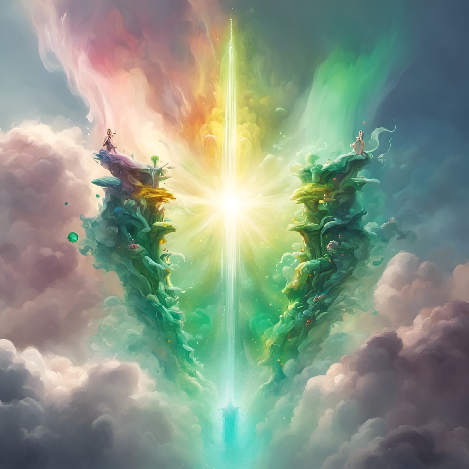 God Welcomes You to Paradise: Graffiti Art Style