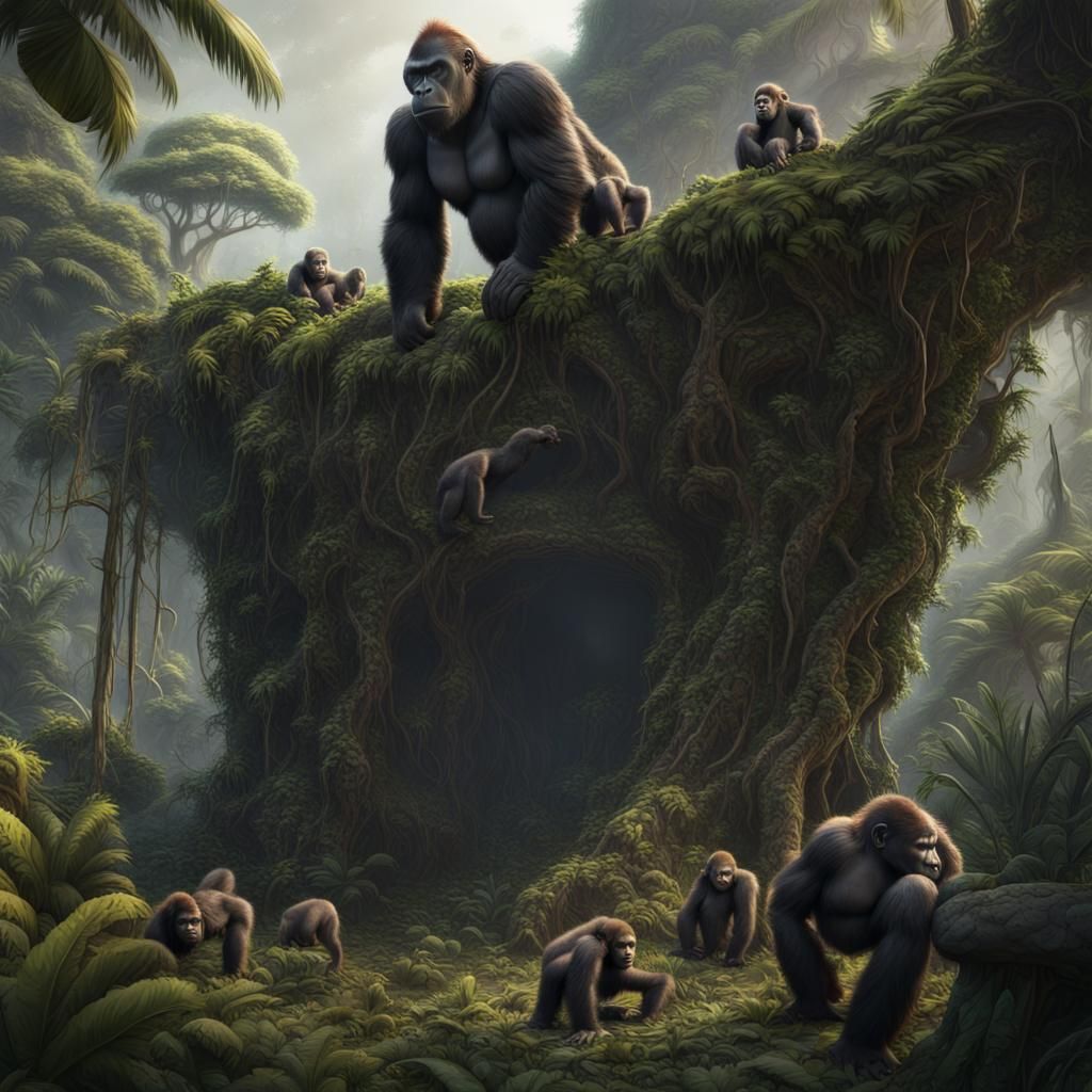 Gorilla nest