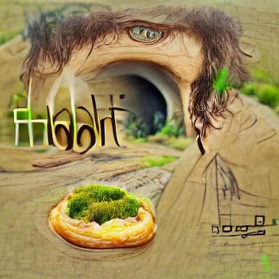 Charming Hobbit Hole in Green Hillside