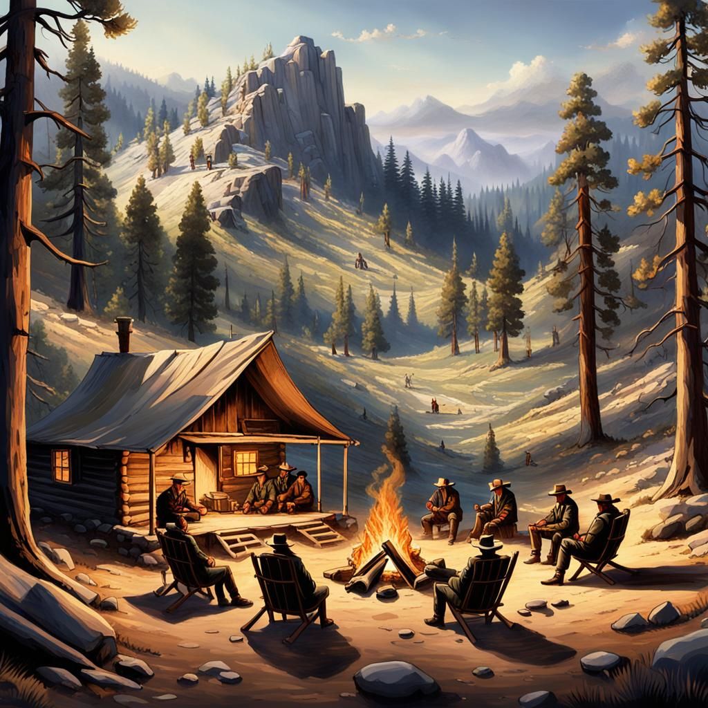 Outlaw Hideout Ambush in the Sierra Mountains