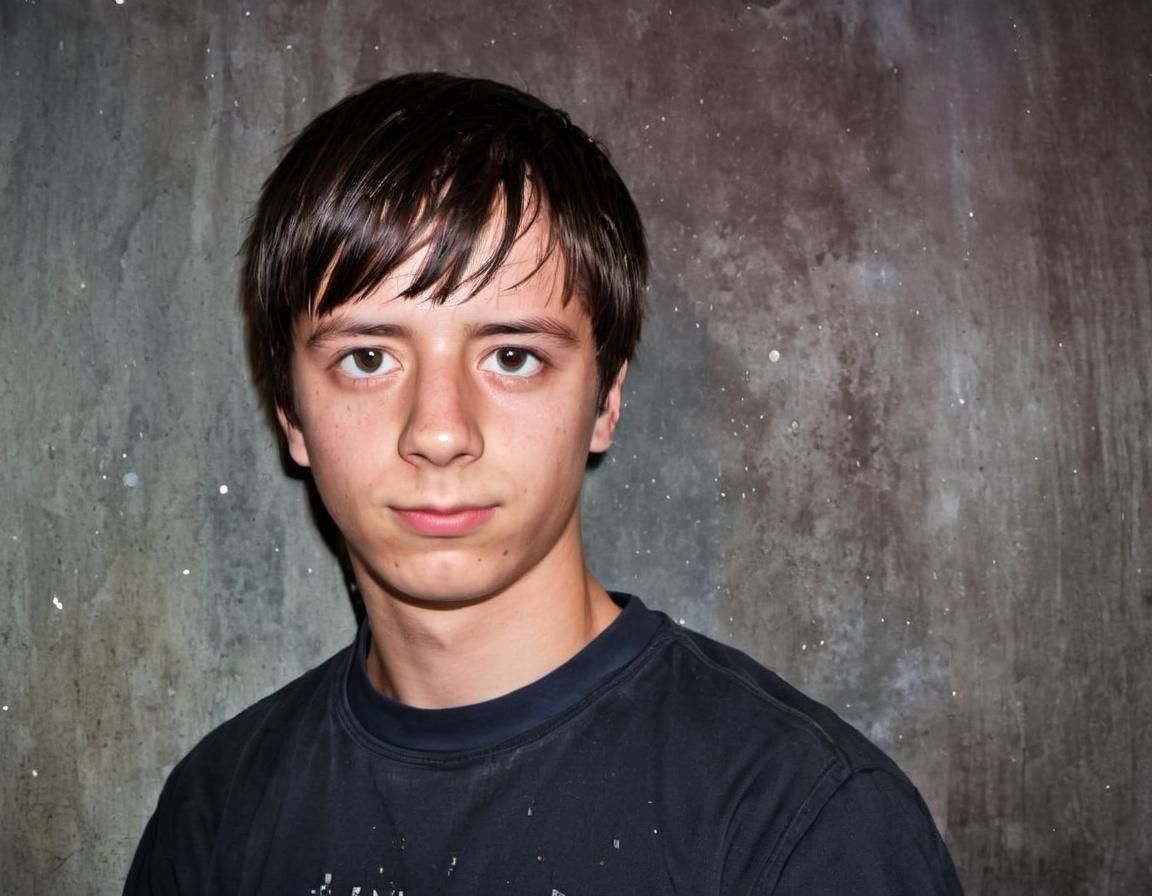 Astronaut Portrait with Helmet in Atmospheric Lighting