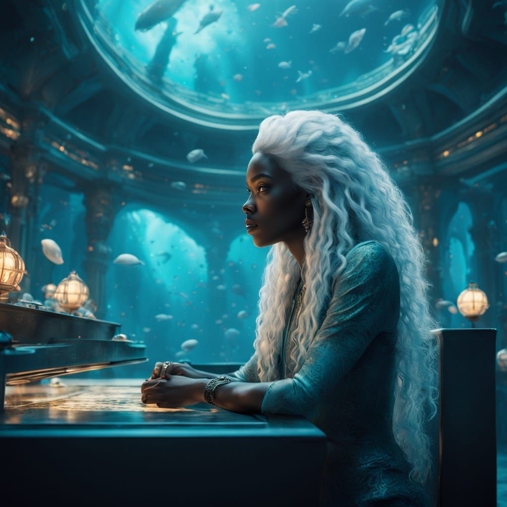 Underwater City of Wonder in Vibrant Aquatic Colors