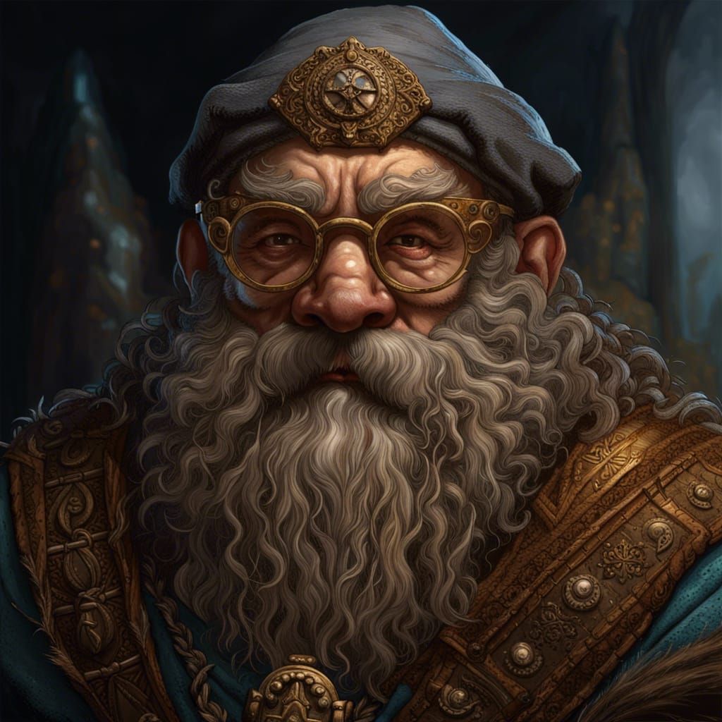 Grizzled Dwarf Rune Carver