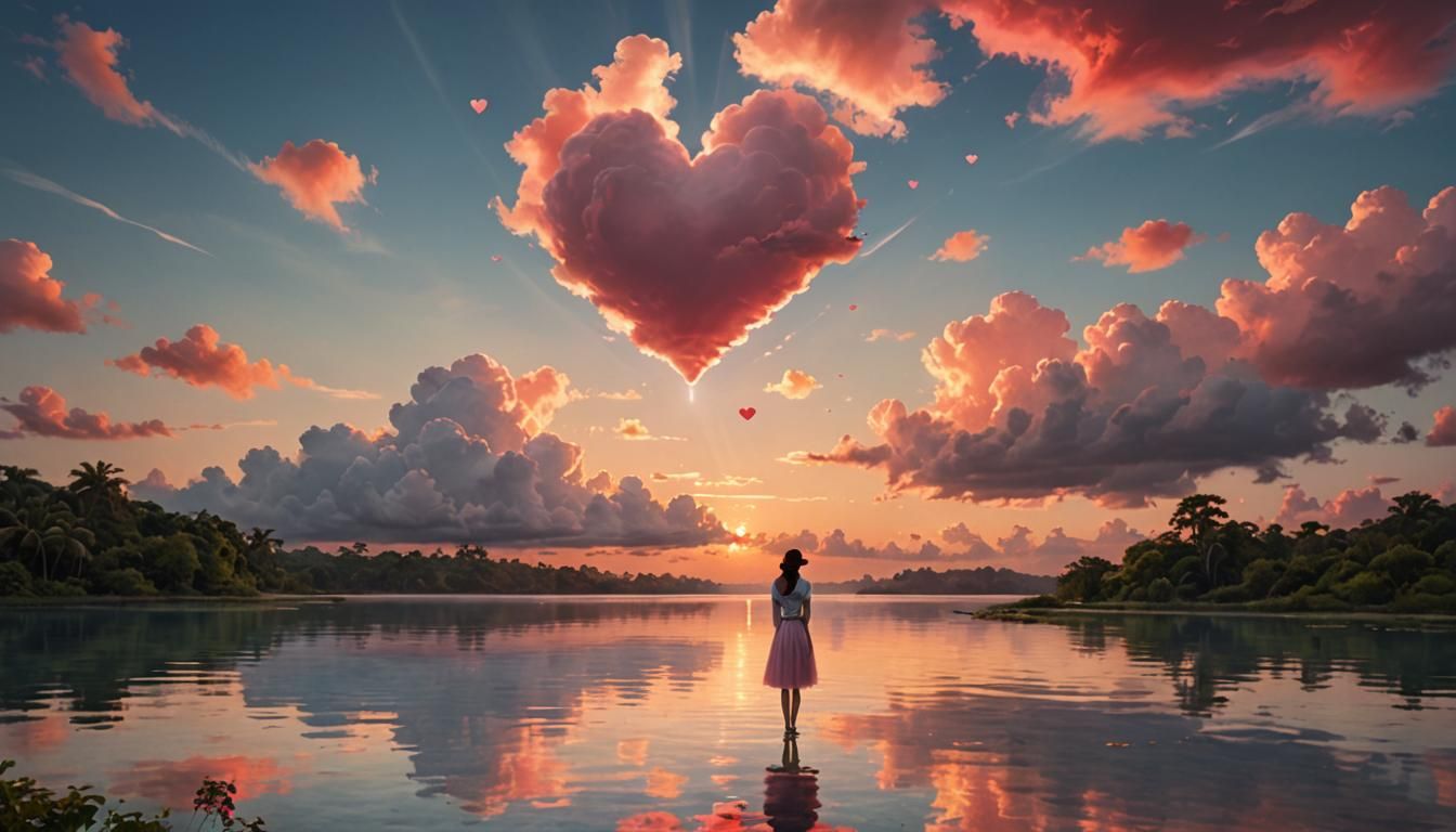 Love is undeniably on her mind