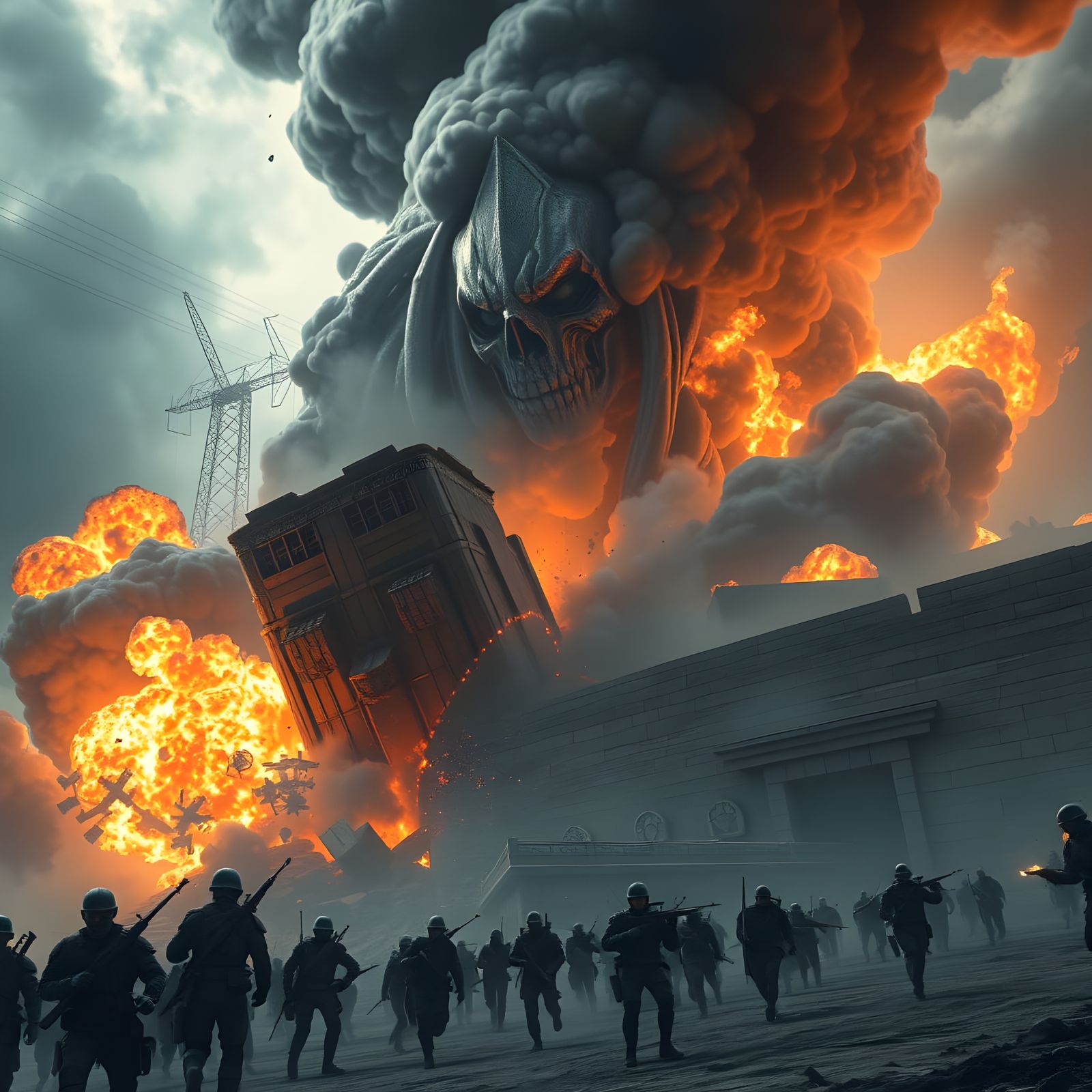 Colossal Titan Destroys Wall Maria in Hyper-Realistic Explos...