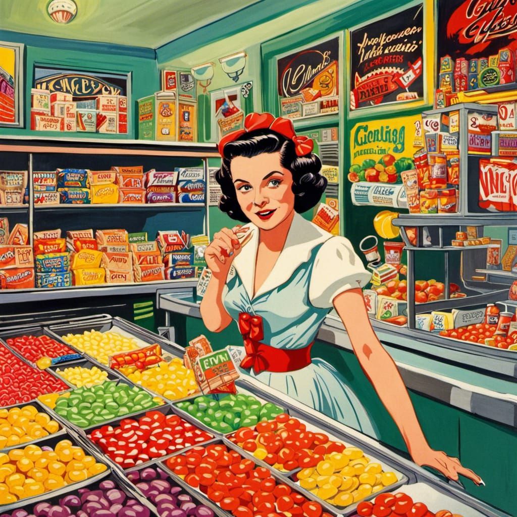 1950s Candy Store