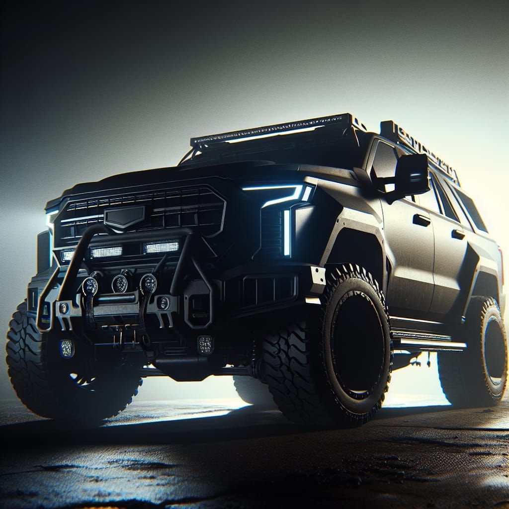 Ferocious SUV in Cinematic Film Style
