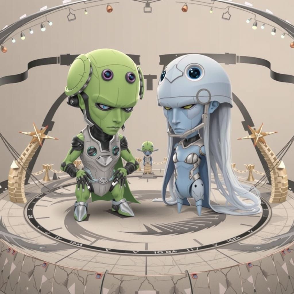 Vibrant Geometric Patterns in Open Environments