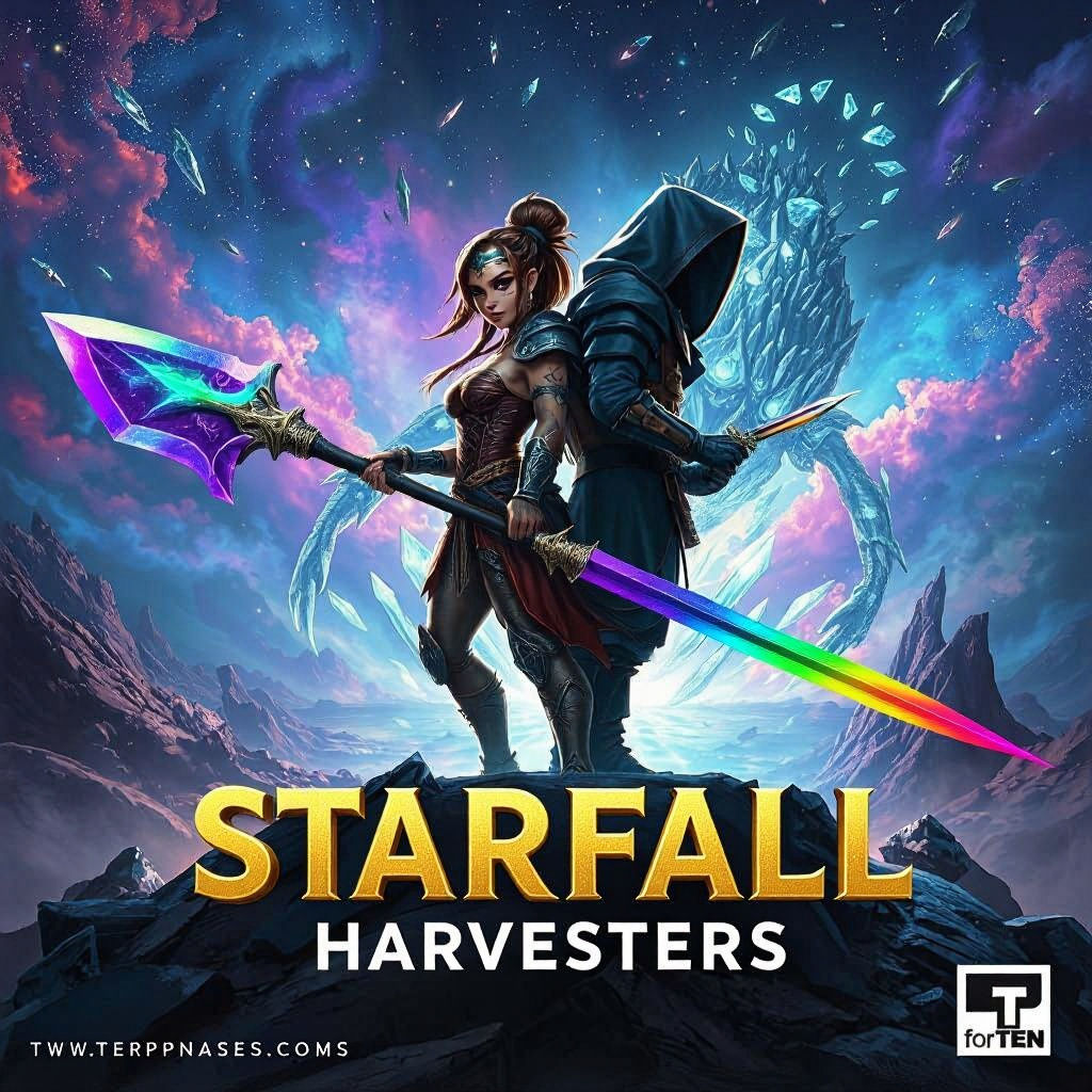 Fantasy RPG Cover Art: Starfall Harvesters
