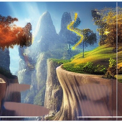 Synthwave Neon Positive Psychology Retro Art