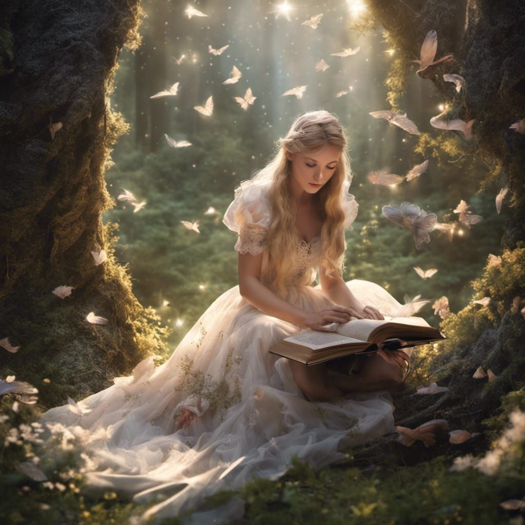 Magical Fairytale Emerges from Book in 4K