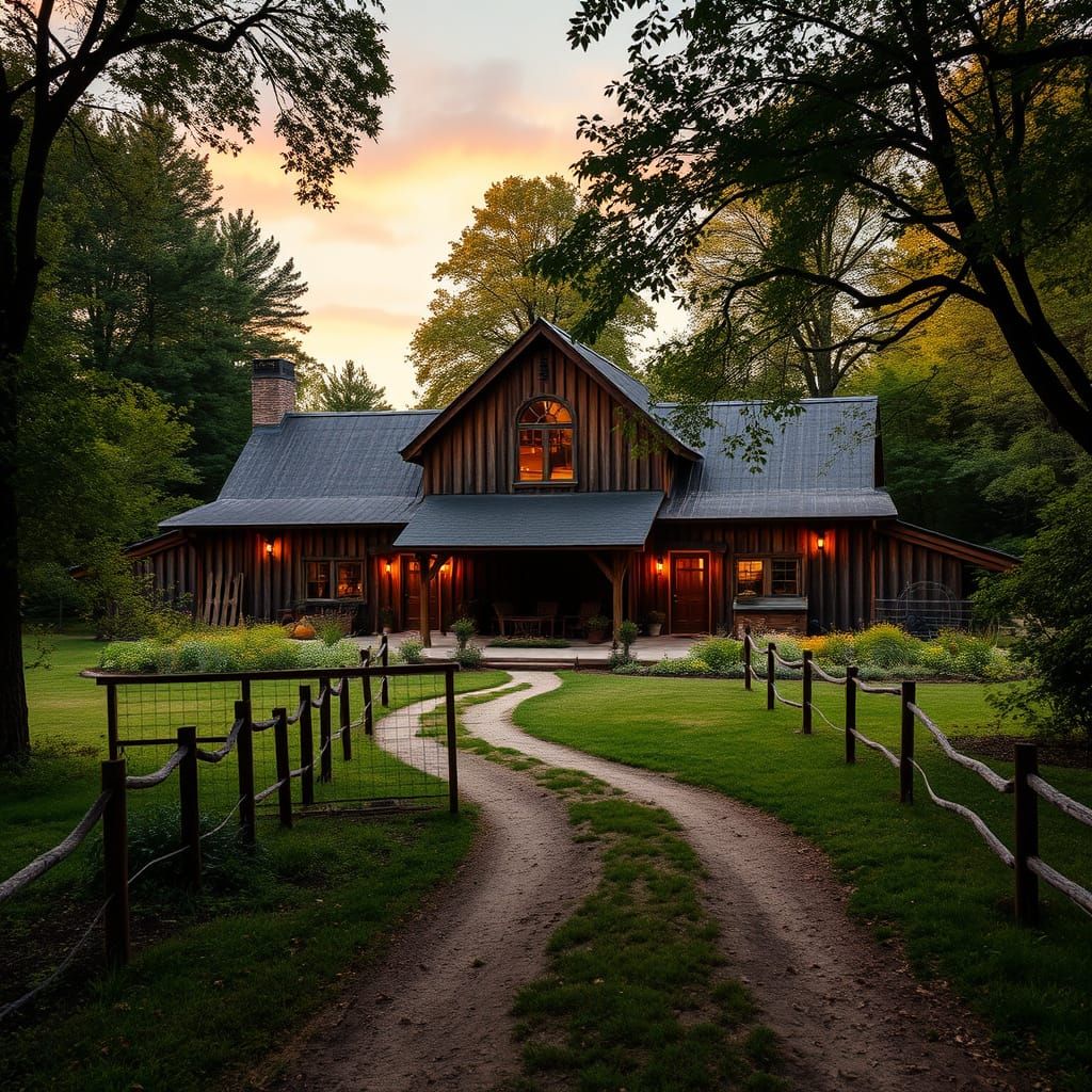 Rustic American Dream Barndominium in Secluded Homestead
