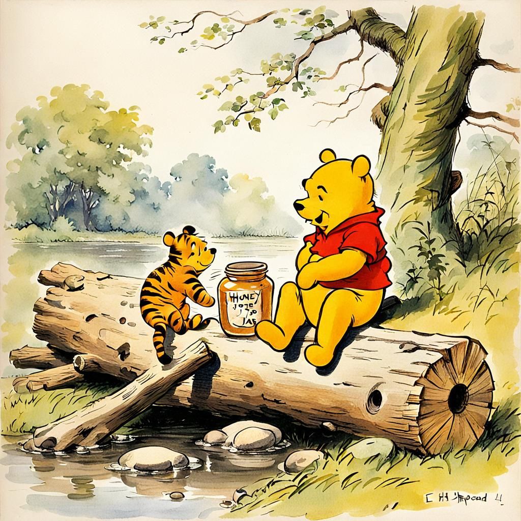 Pooh and Tigger