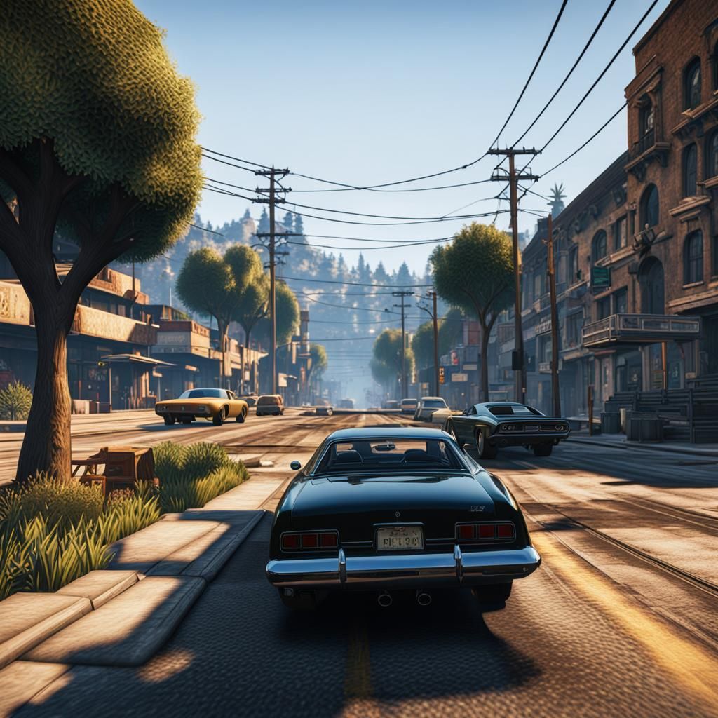 Hyperrealistic Grand Theft Auto Inspired Image