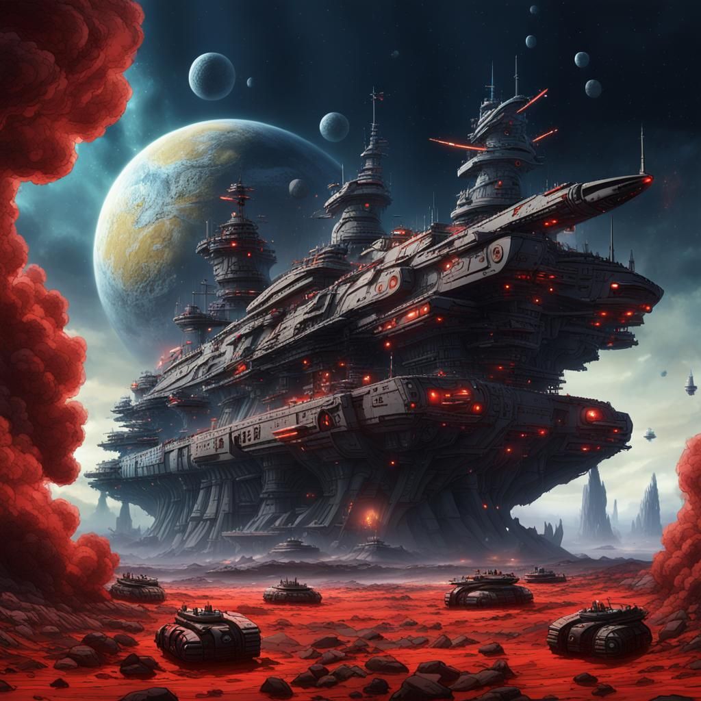 Space Battleship Yamato on an Alien Planet