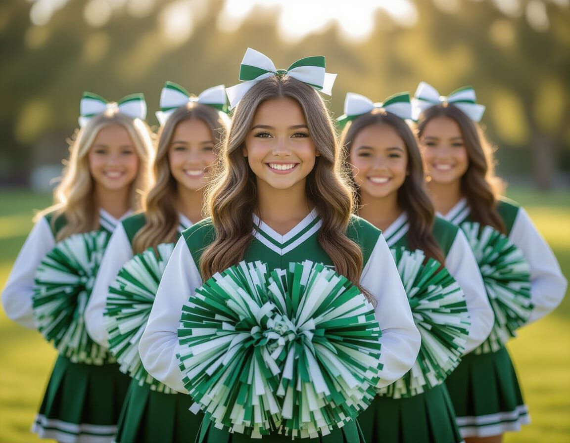 Elementary School Cheerleaders