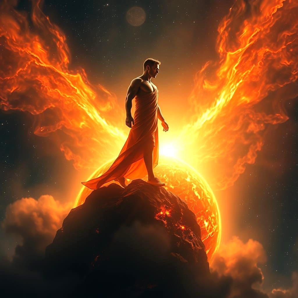 Cosmic God Embarks on Stellar Journey