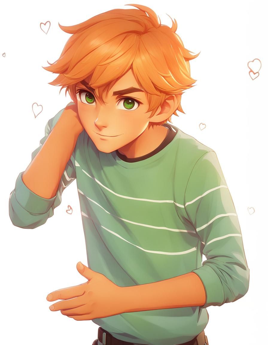 Adrian Agrest Anime-Style 3D Rendering