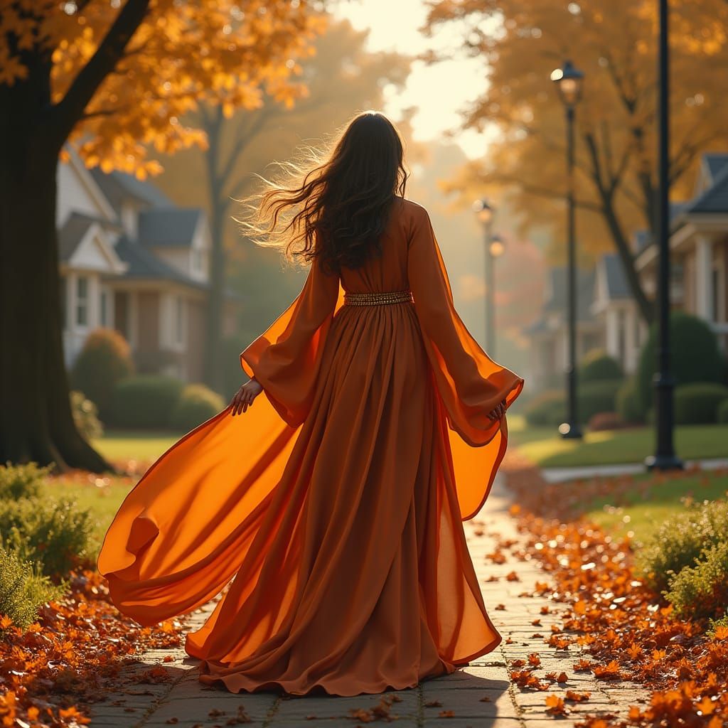Autumn Queen Ushers in Fall Colors as Matte Painting