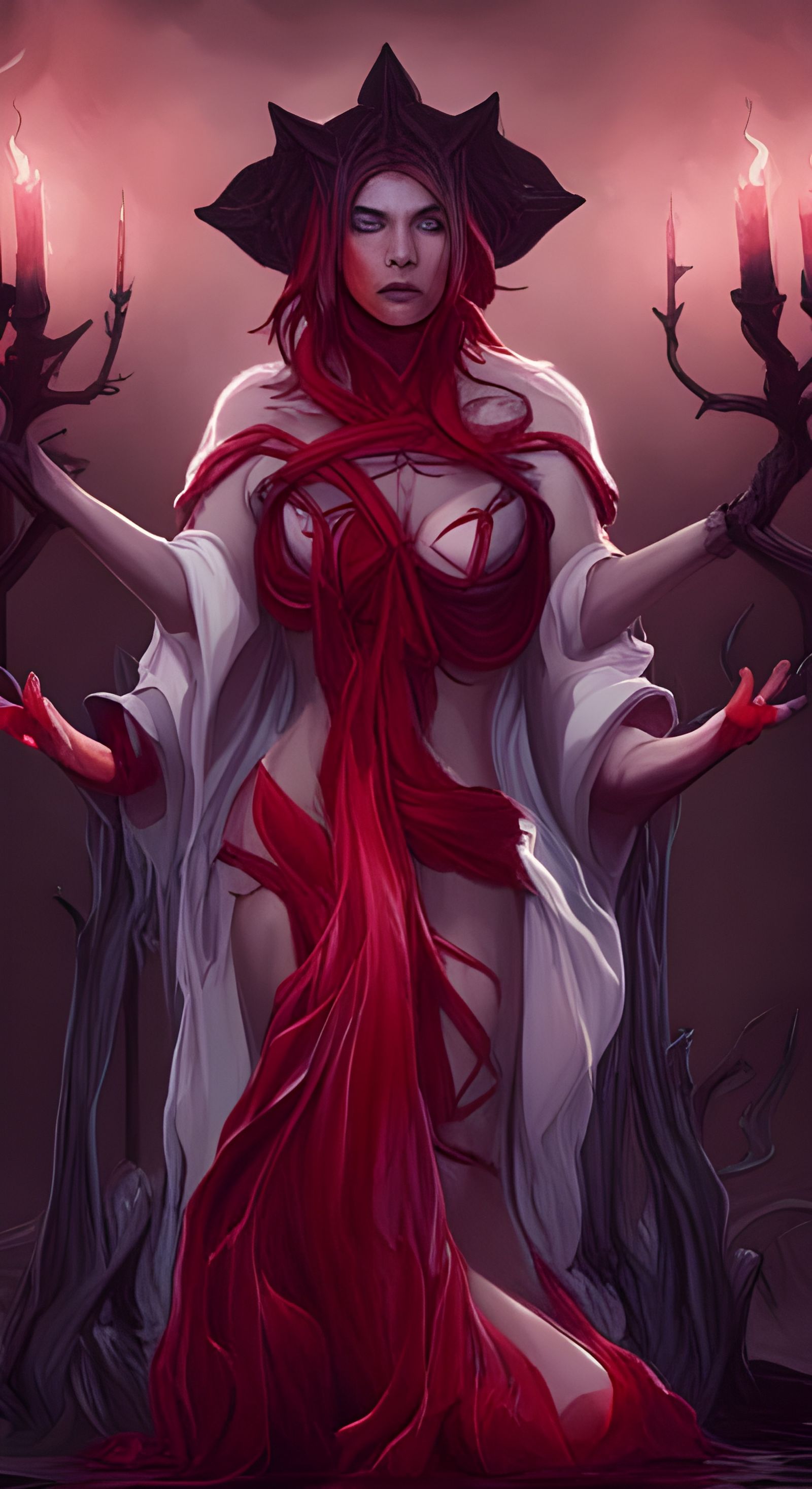 High priestess of the satanic cult