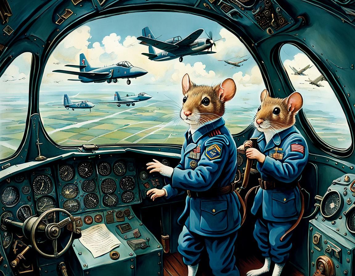 If mice were in the air force