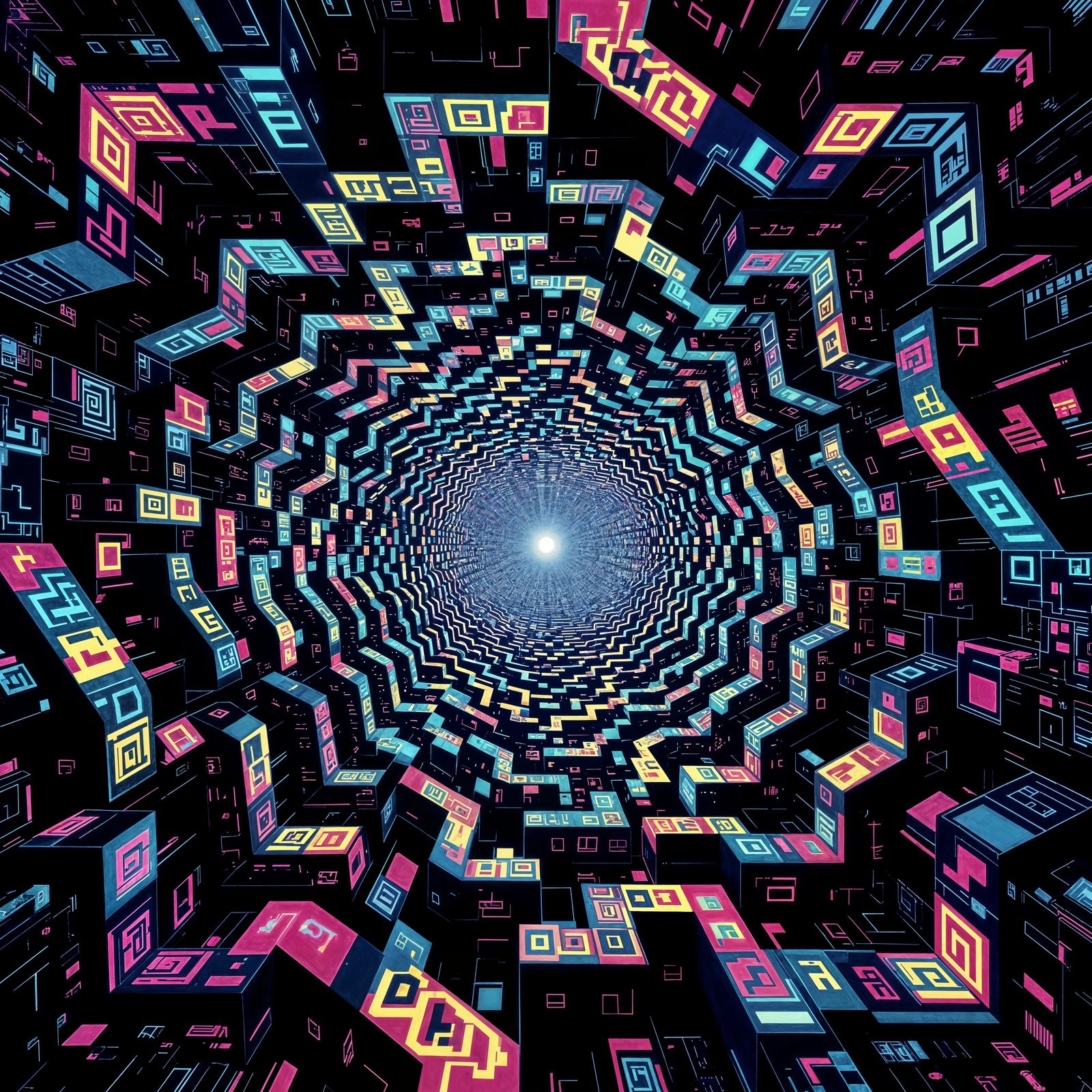 Surreal Vertigo Art in M.C. Escher Style