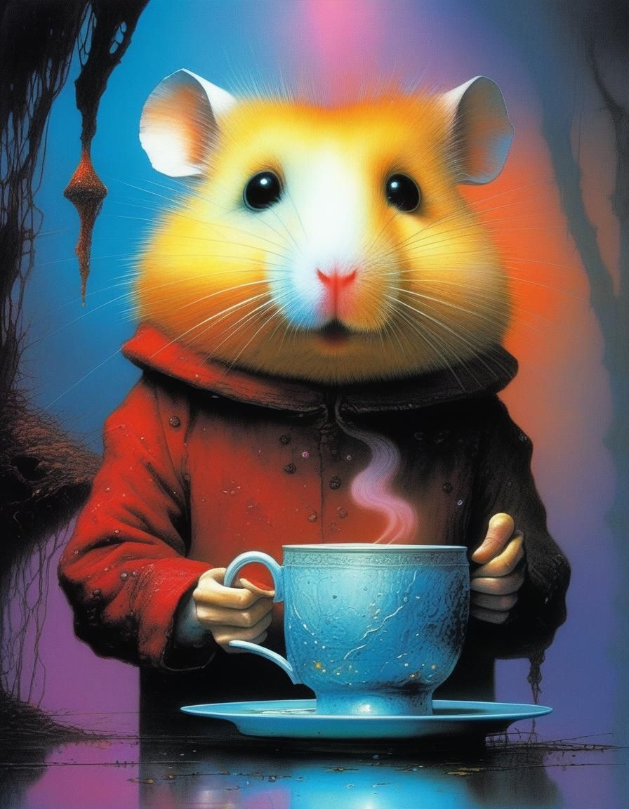 Coffee hamster. ☕️🐹