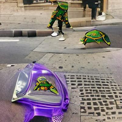 Versace Ninja Turtle AI Image