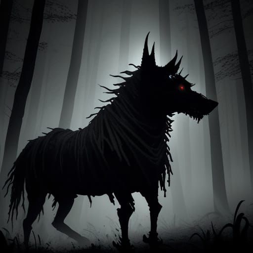 Film Noir Mummies and Werewolves in Gothic Forest