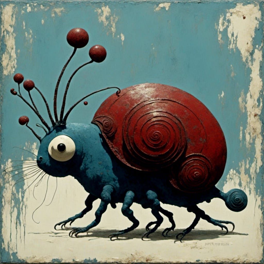 Cicada Song Meets French Touch: An AI Art Fusion