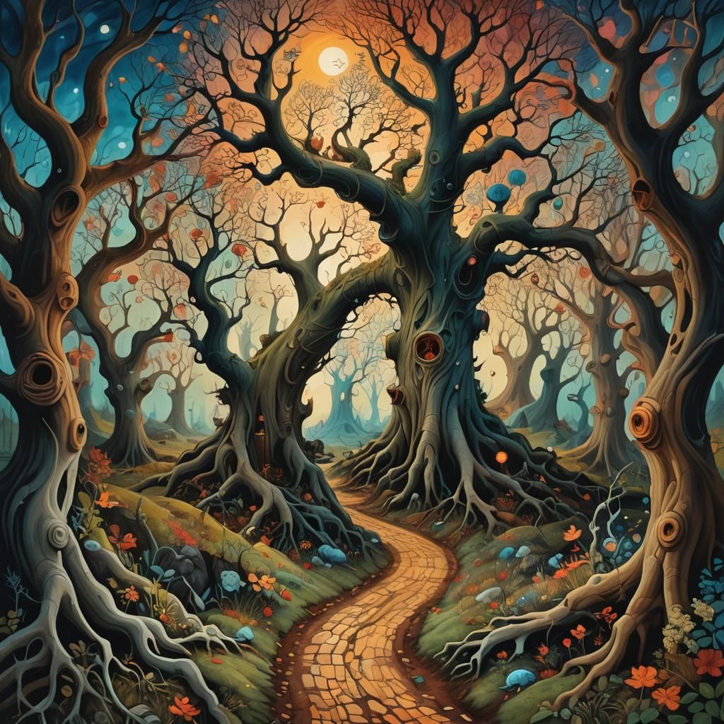 Der Landfahrer ... a briefly hommage to Hieronymus Bosch