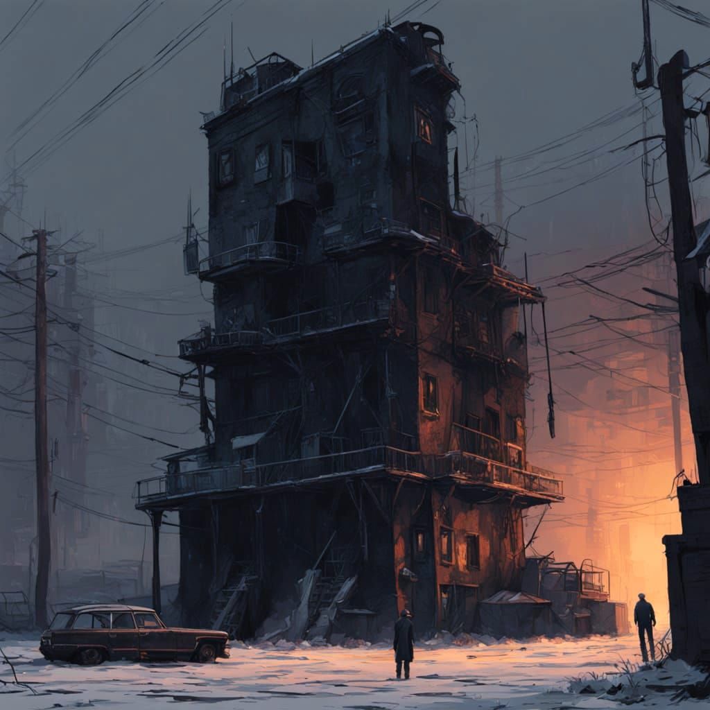 Ethereal Shadows in a Gothic Abode