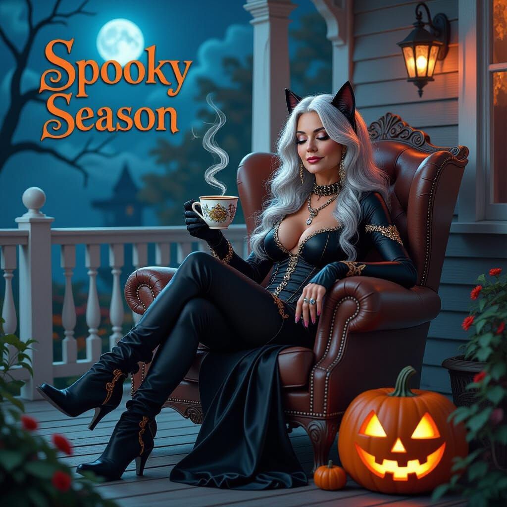 portrait of An 60-year-old beautiful hippie rocker woman wit...