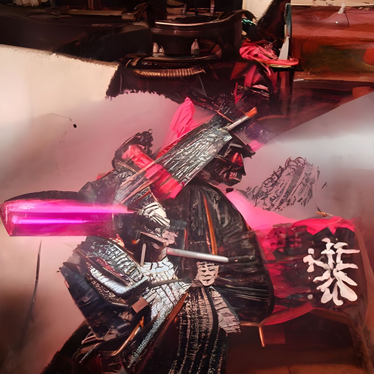 Shoguns Clash with Lightsabers in Feudal Japan