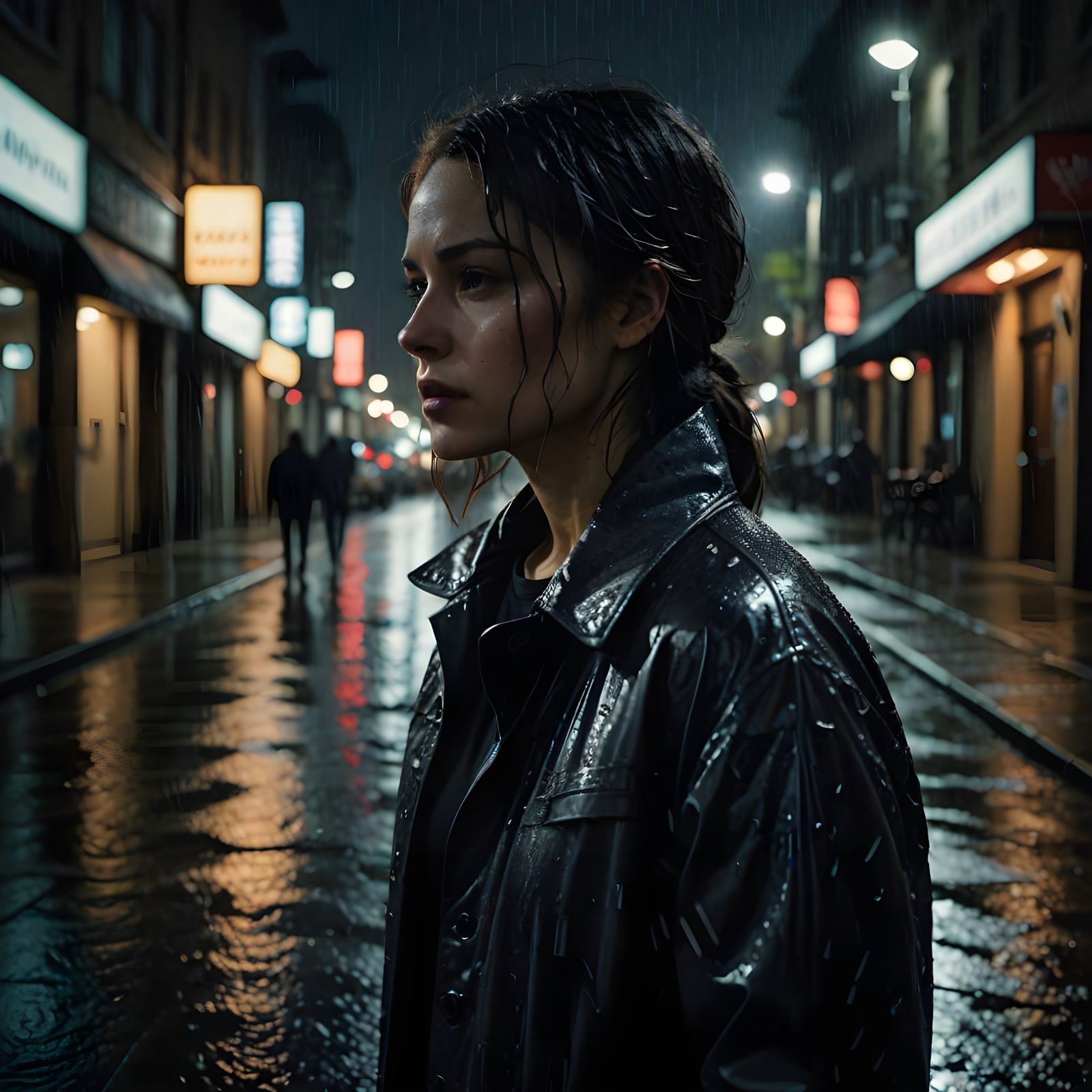 Evocative Moody Film Still