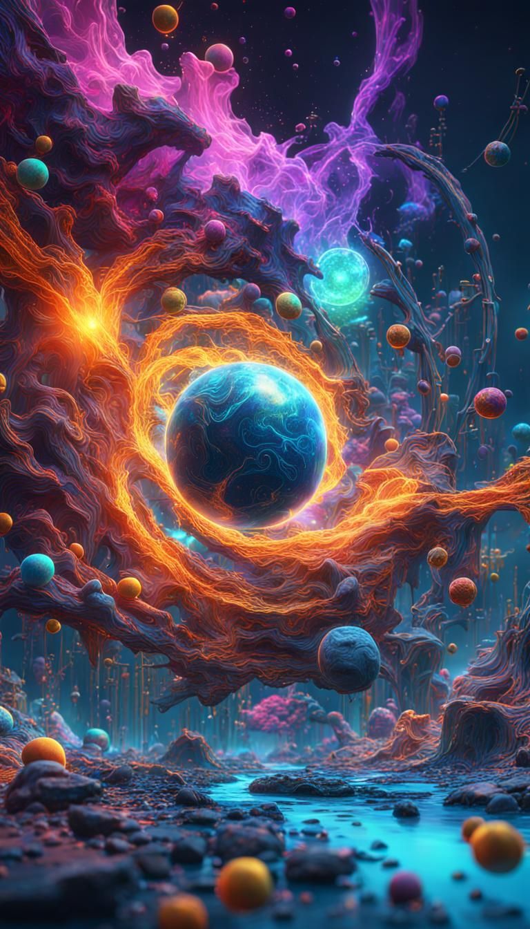 Abstract Quantum Physics in Detailed 3D